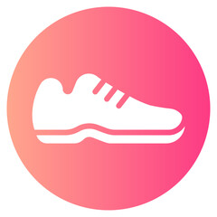 sneaker gradient icon