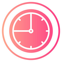 clock gradient icon