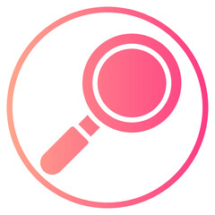 magnifier gradient icon