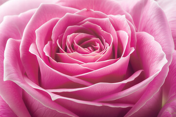 Perfect blooming pink rose - Generative AI