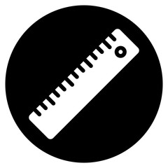 ruler glyph icon