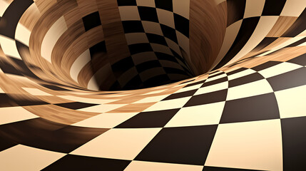 Optical illusion, charming abstract pattern background