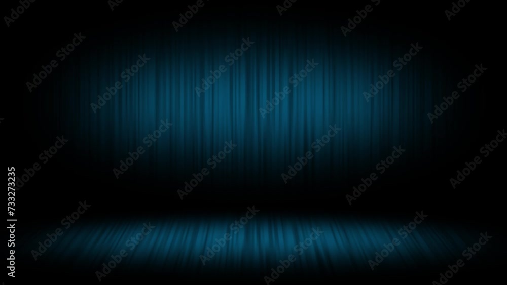 Poster royal blue color simple and classy dark empty room business background, elegant loop able background