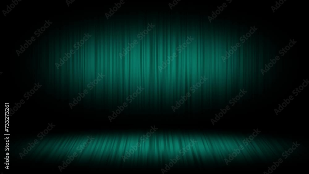 Poster cyan color simple and classy dark empty room business background, elegant loop able background