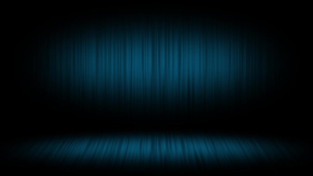 Royal blue color simple and classy dark empty room business background, elegant loop able background