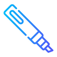 Fototapeta premium highlighter gradient icon