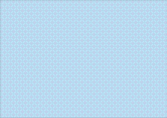 日本の伝統紋様 七宝のシームレスパターン 青