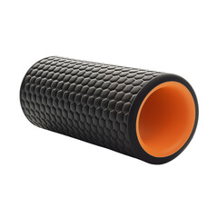 Gym foam roller isolated on transparent background, png