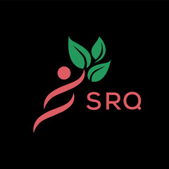 SRQ  logo design template vector. SRQ Business abstract connection vector logo. SRQ icon circle logotype.
