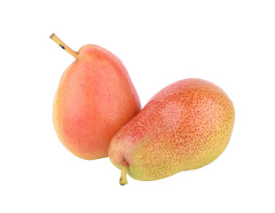 Red pear isolated on transparent png