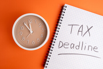 National Tax Day. Federal tax filing deadline in the United States. Day on which individual income returns must be submitted to the federal government