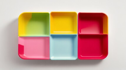 colorful plastic box