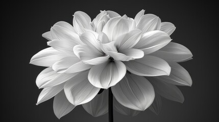 a black and white photo of a large flower in the middle of a black and white photo of a large flower in the middle of a black and white photo.