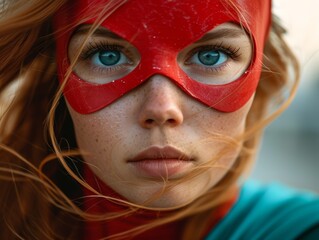 Obraz premium Superhero Girl Stylized
