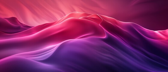 Obraz premium Abstract Purple Red Wave