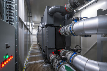 Lithium bromide absorption heat pump in a power plant