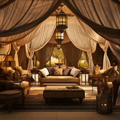 Fototapeta premium Luxury Tent Saudi Arabia 