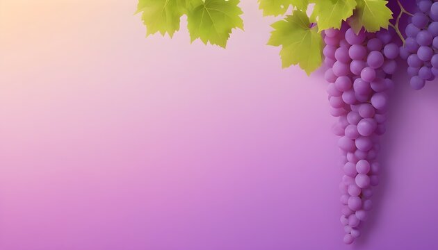 Purple and Soft Grapevine Background with Gradient Effect