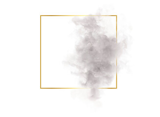 Gold frame square circle rectangle diamond. Fog with luxury frame and gold lines for banner logo wedding elements postcard. Golden Maternity Rings frame. Digital backdrop Png