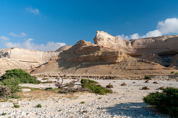 Landscape in Wadi Shuwaymiyah, Oman