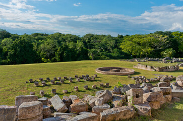 Ruins of the ancient Mayan city, Kabah. Mexico