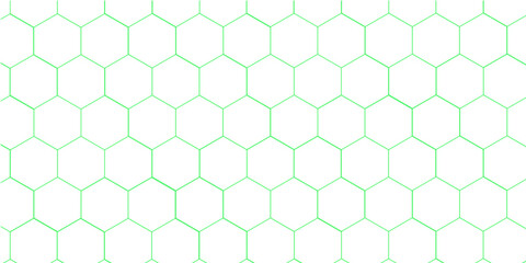 abstract 3d hexagon block pattern in green and white. 3d rendering.....
