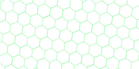 abstract 3d hexagon block pattern in green and white. 3d rendering.....
