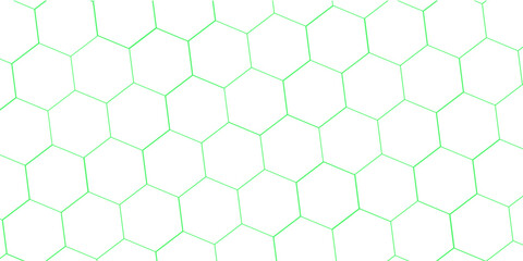 abstract 3d hexagon block pattern in green and white. 3d rendering.....
