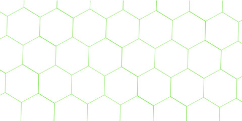 abstract 3d hexagon block pattern in green and white. 3d rendering.....
