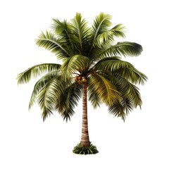 Palm on a transparent background.