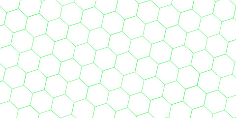abstract 3d hexagon block pattern in green and white. 3d rendering.....
