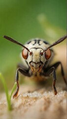 Fototapeta premium Macro Shot of Lady bug, insects eye