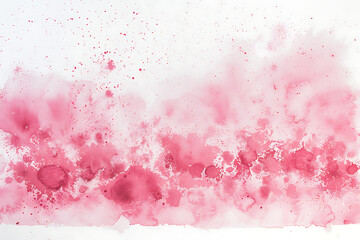 a pink powder background on a white background in