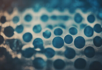 Grunge blue background circles