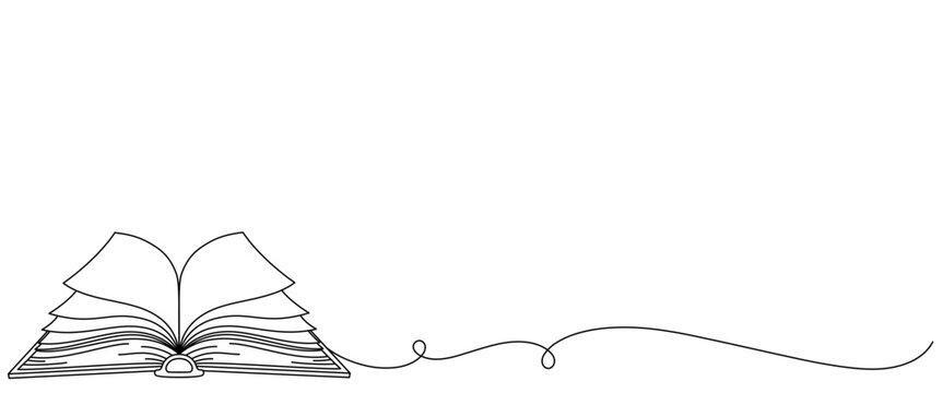 recommend clip art: book line art style. world book day