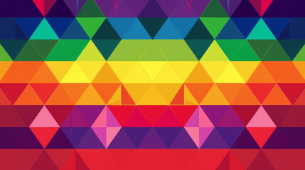 geometric rainbow background, Pride