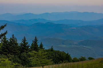 Fototapeta na wymiar Sunset in the Appalachian Mountains