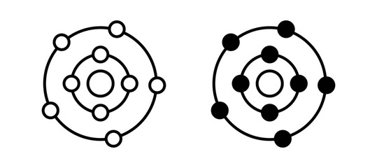 Antioxidant rich food outline icon collection or set. Antioxidant rich food Thin vector line art