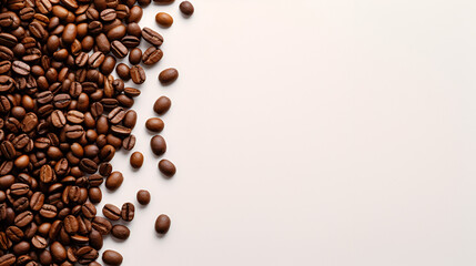 Coffee beans background