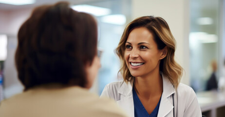 Fototapeta premium smiling portrait of a smiling doctor