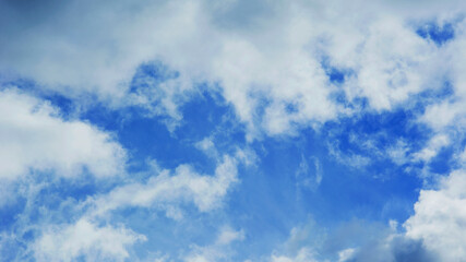 Beautiful blue skies with beautiful clouds