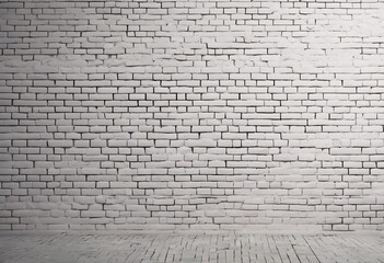 White brick wall zoomed out