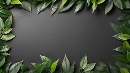 tea leaves on dark background