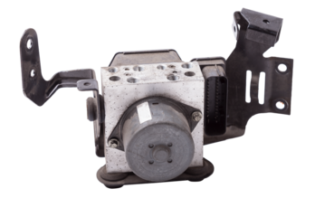 Brake fluid pump control unit for distributing braking force to different wheels during operation of the stabilization system and the vehicle's ABS. Supported auto parts catalog.