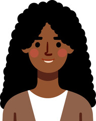People avatar, woman icon.	