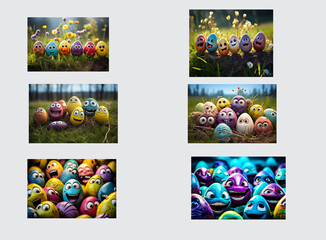 Ostern, Ostereier, Osternest, Osterhase