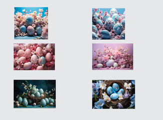 Ostern, Ostereier, Osternest, Osterhase