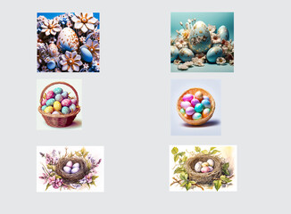 Ostern, Ostereier, Osternest, Osterhase