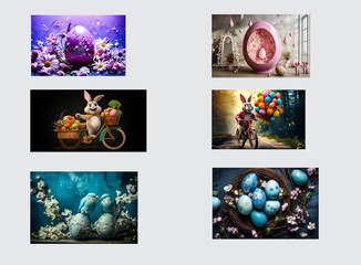 Ostern, Ostereier, Osternest, Osterhase