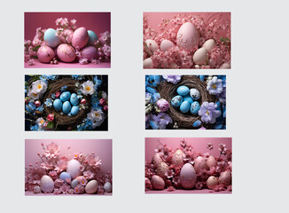 Ostern, Ostereier, Osternest, Osterhase